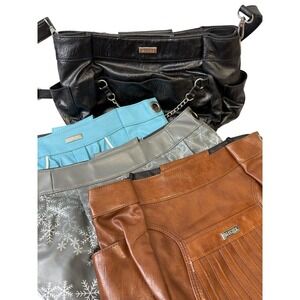 MICHE Demi Base Shoulder Bag Womens Black with 4 Shells Felicity Brown Blue Gray